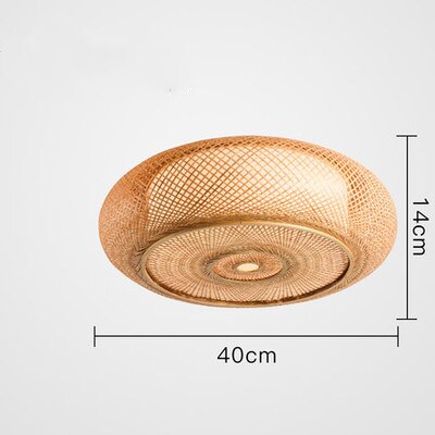 woven ceiling lamp